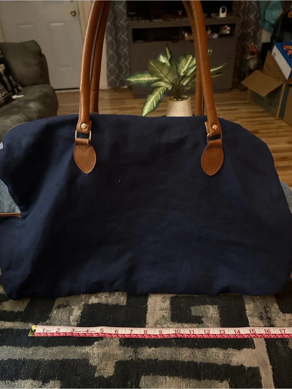 Disney Navy Sling Bag with Winnie the Pooh Print and Red Accent